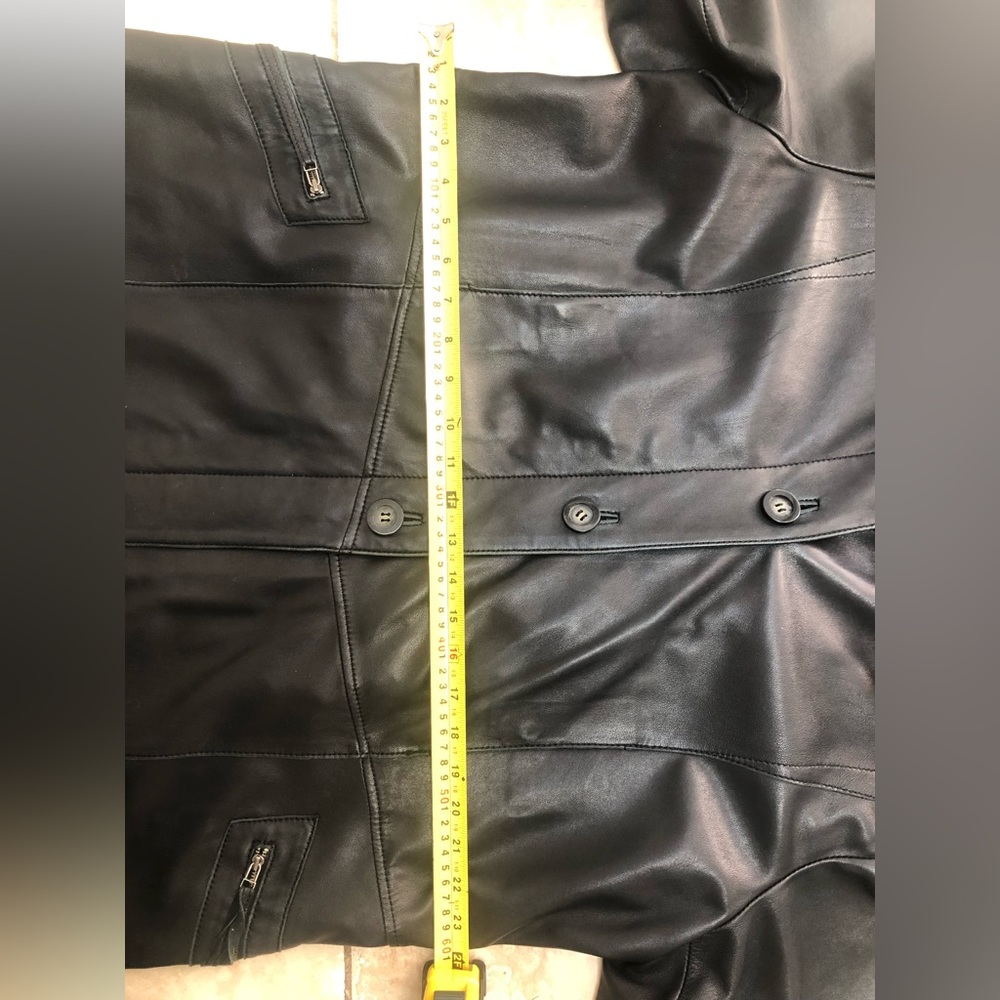 Vintage leather fur collard danier jacket - Picture 7 of 7
